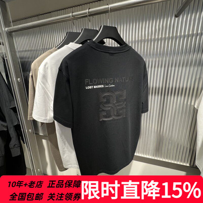 GXG男装夏季印花圆领短袖T恤