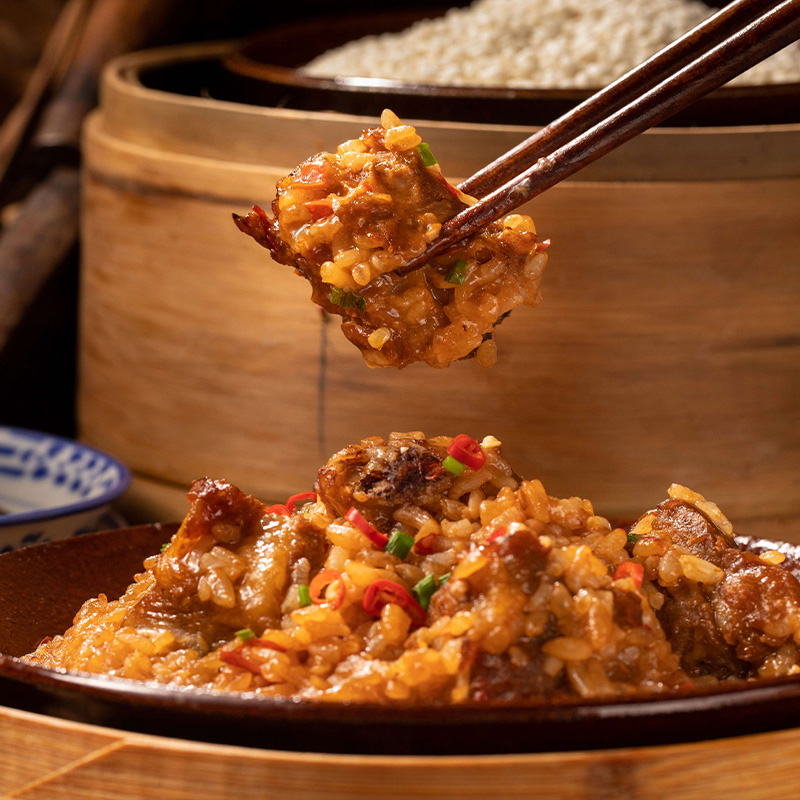 糯米排骨巴蜀公社九大碗芽菜预制菜加热即食美食红烧肉下饭熟食