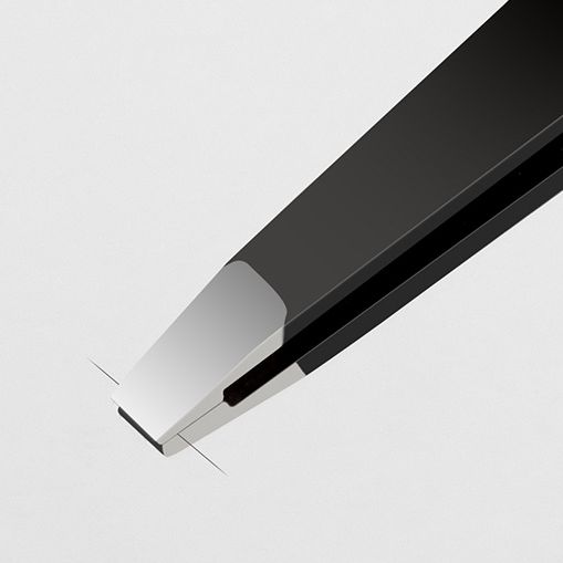 平口镊子拔腿毛男士扒胡子拔毛钳神器修眉夹眉毛假睫毛夹子工具