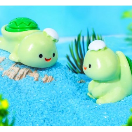 卡通萌趣树脂造型龟摆件 DIY饰品配件自制挂件桌面摆件