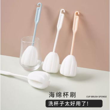 海绵杯刷直柄长柄手柄加长奶瓶刷洗杯子刷子杯子清洁神器保温杯刷