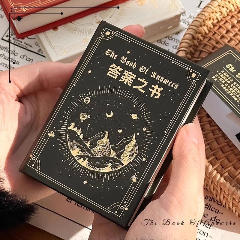 迷你版神奇答案之书随身生日礼物笔记本本子便携创意口袋双语小号