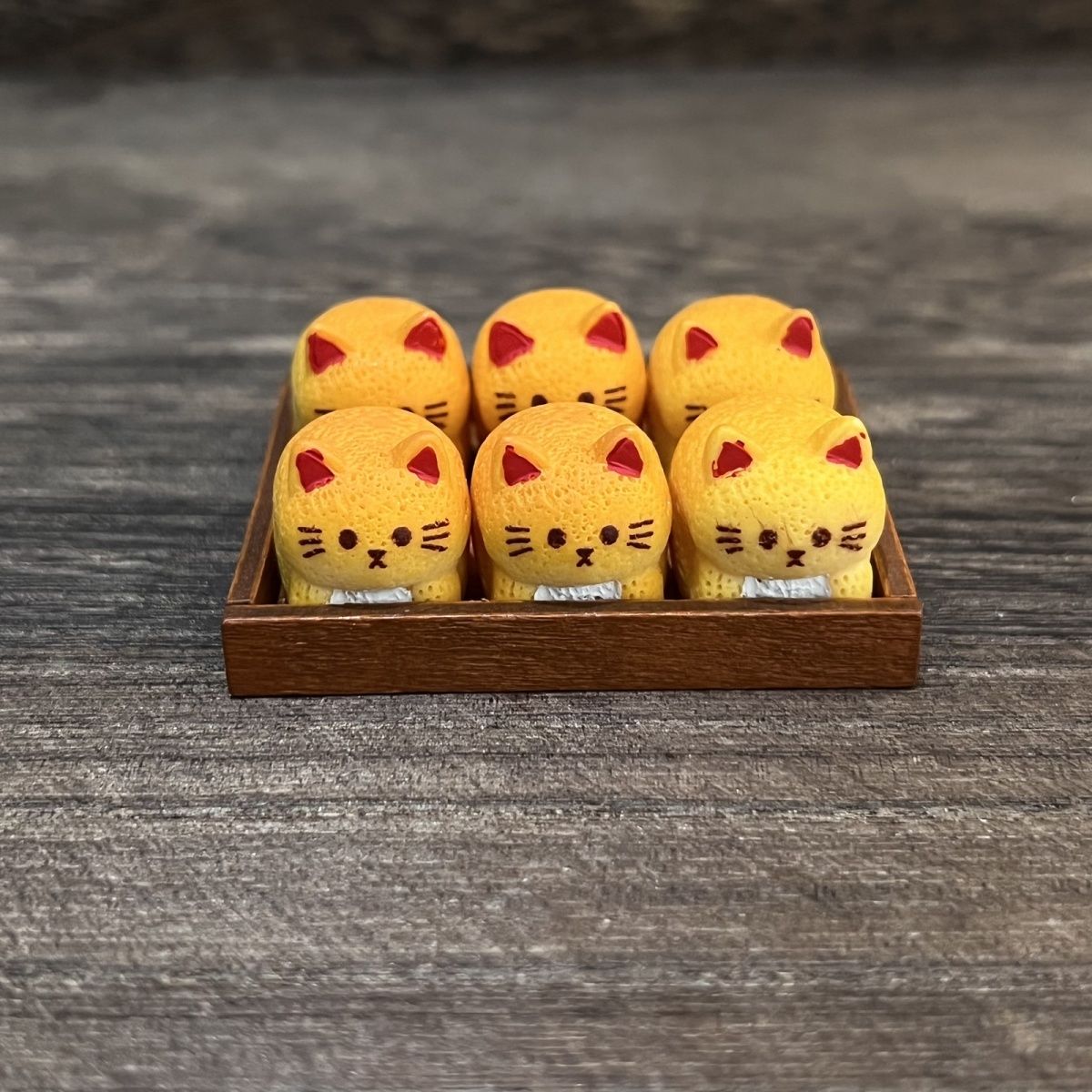 迷你摆件猫咪面包过家家摆件拍摄道具树脂摆件