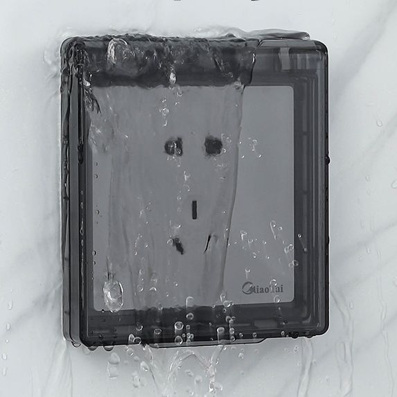 86型超薄浴霸开关面板防水罩开关保护盖自粘插座防水盒厨房防油罩