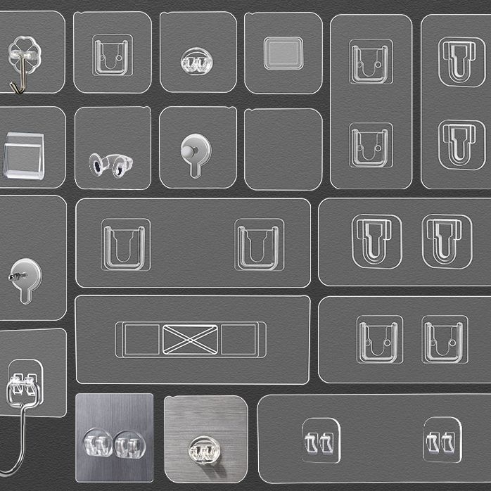 免打孔承重粘钩免钉置物架墙壁挂画粘贴浴室拖把无痕挂钩强力粘胶