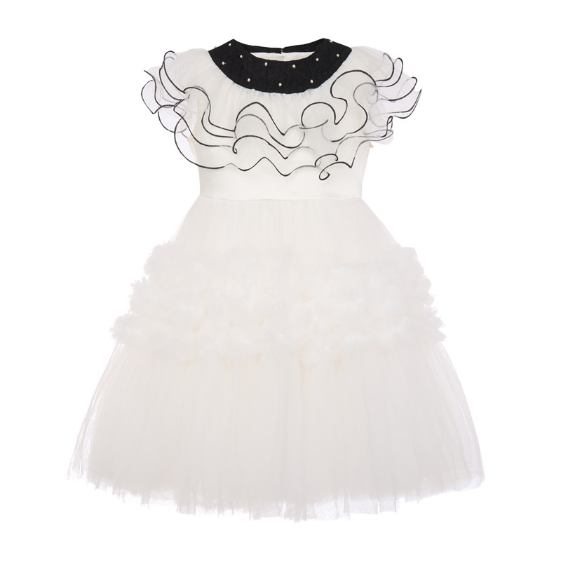 Hanakimi英国高端公主纱质蓬蓬裙儿童生日派对女童轻奢小众晚礼服