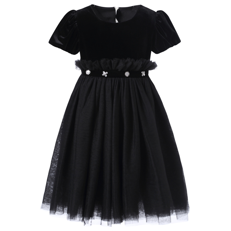 Hanakimi英国轻奢赫本风钢琴礼服