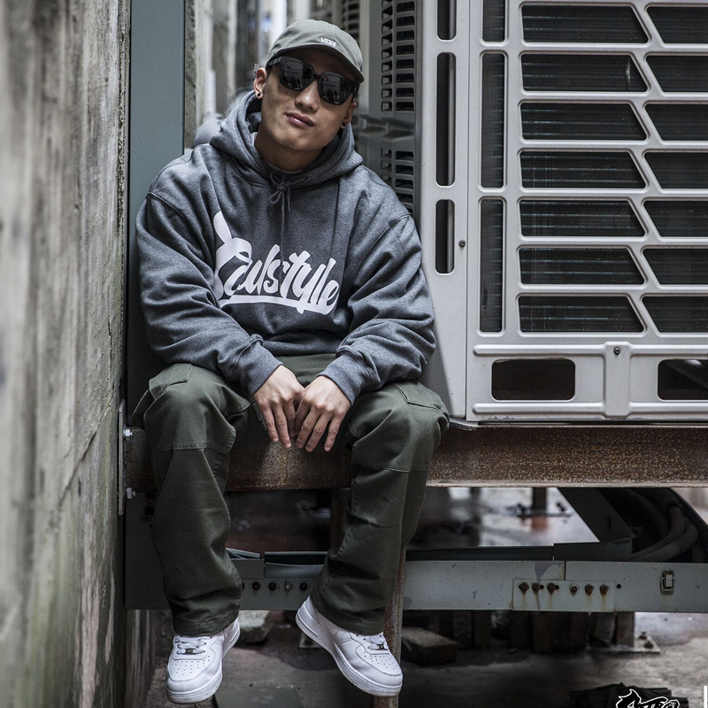 朝bboy街舞嘻哈长袖连帽卫衣男