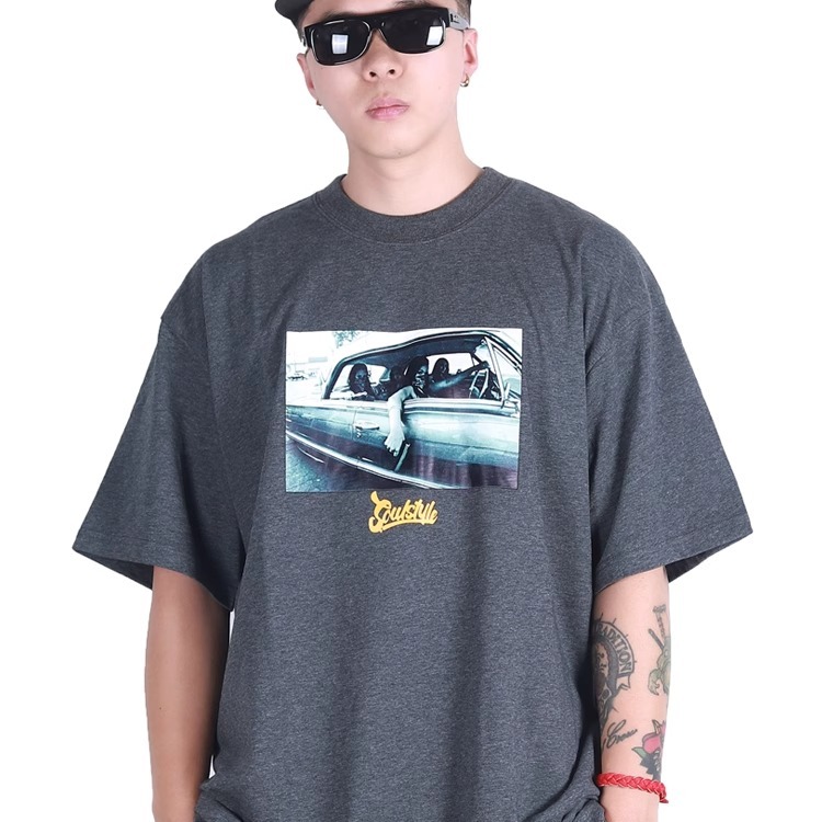 原创美式西海岸嘻哈街舞短袖T恤