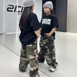 成人长裤 迷彩裤 宽松街舞工装 裤 子 soulstyle美式 bboy裤 嘻哈儿童款