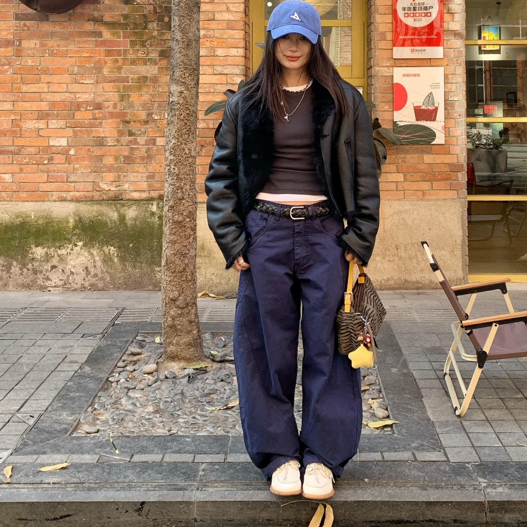 soulstyle长裤弯刀工装美式复古