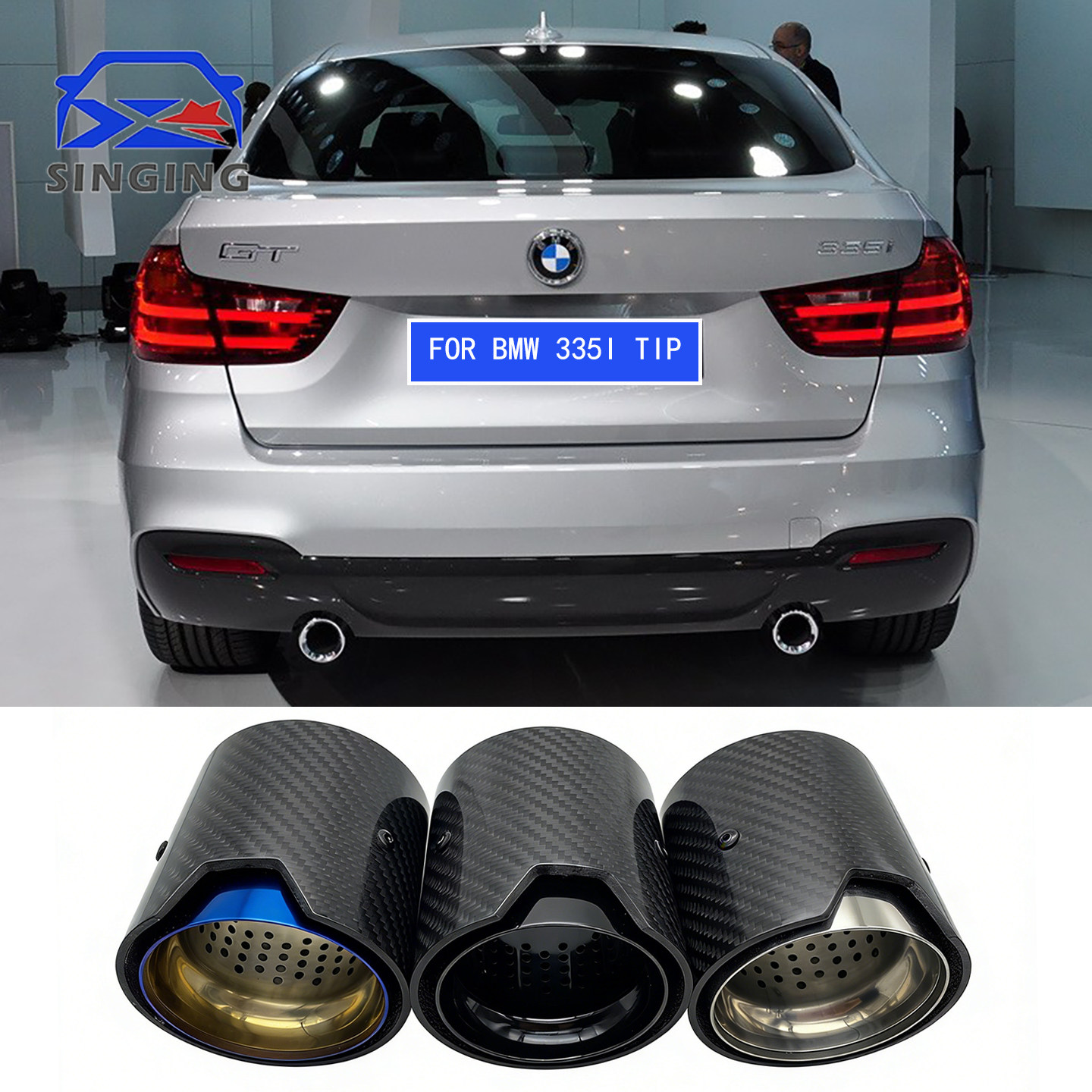 适用宝马335I340I专用尾喉