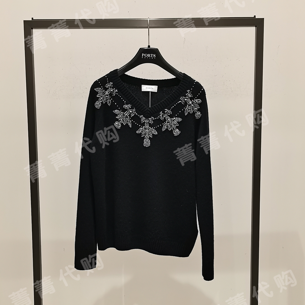 PORTS宝姿国内专柜正品代购2024秋冬针织衫LT9K439QKF069 6200