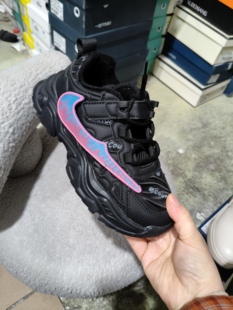 二棉女童运动鞋轻便舒适粉色