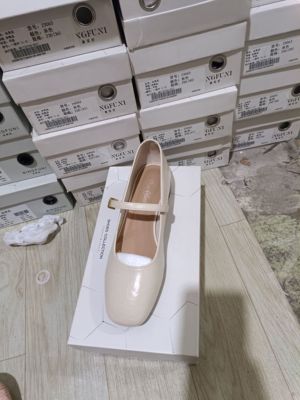 新款冰芙尼女鞋玛丽珍鞋女鞋23063米色