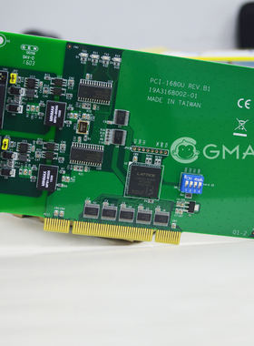 研华PCI-1680U 原装采集板卡双端口CAN通用通信卡带隔离保护功能