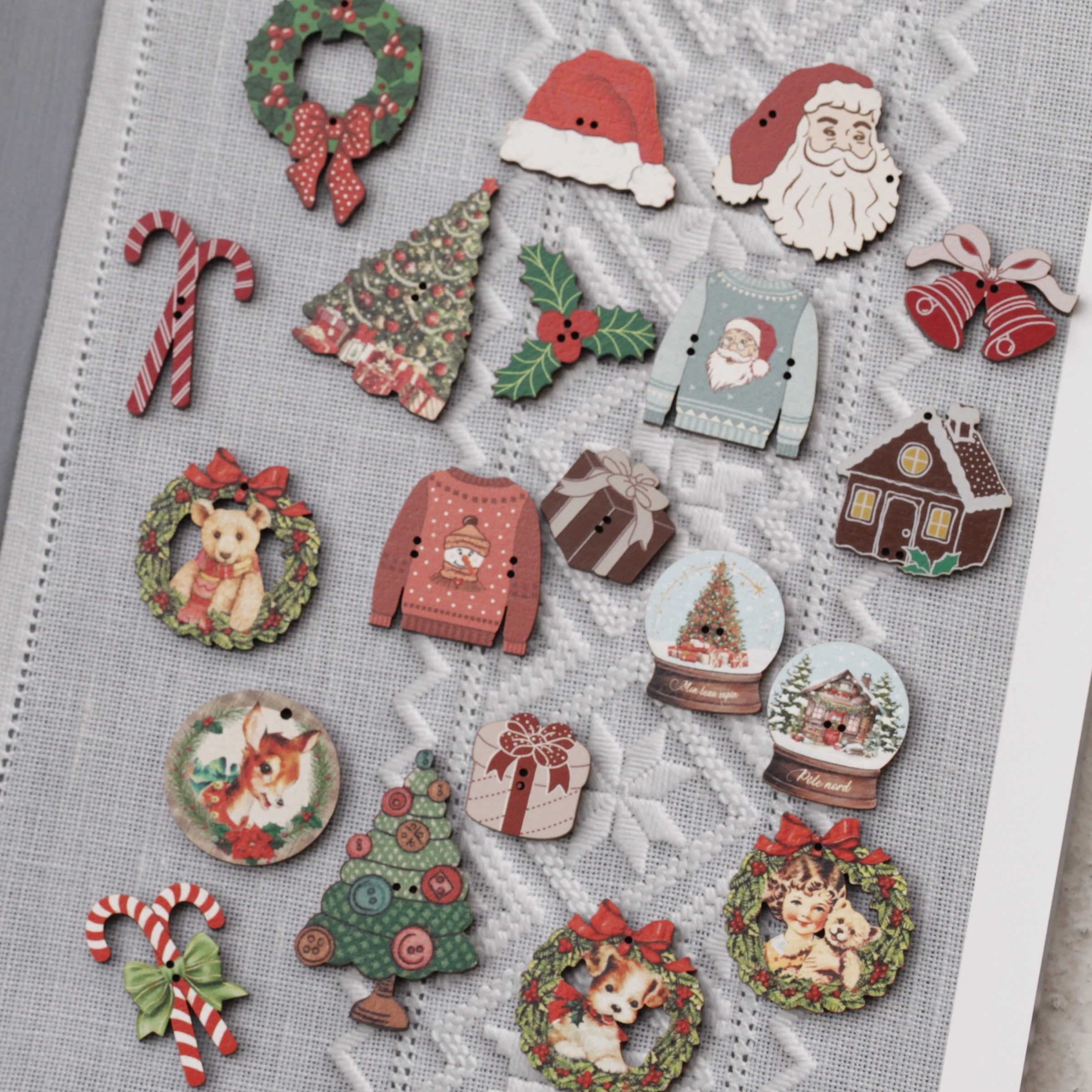 法国 atelier bonheur du jour 木制装饰扣 节日与活动系列