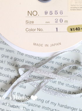 日本进口 MOKUBA 金葱装饰带 9556 3.5mm宽 8色