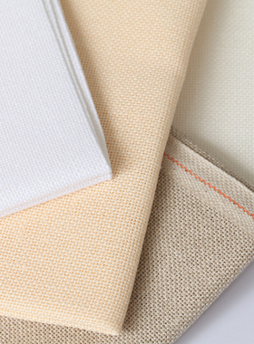 德国进口zweigart 3340 20CT 平织 亚麻布 小巾 蕾丝绣 harderger