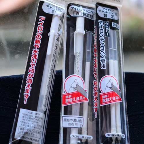 日本进口CLOVER可乐工具 白色热去线笔 白水消笔