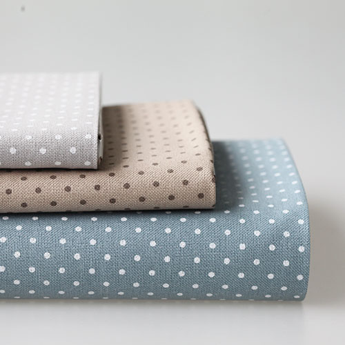 德国印花布点点布十字绣布纯棉