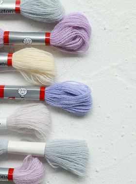 英国进口appletons 100%细羊毛刺绣线 粉彩系 15色可选