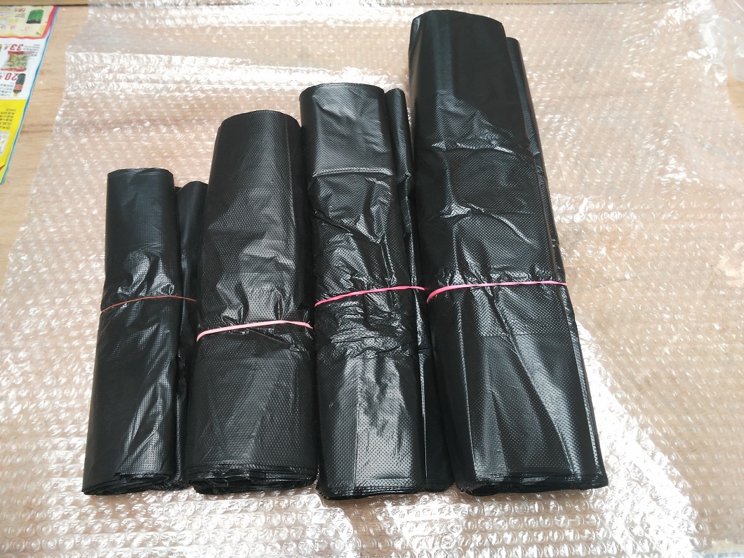 5把包邮黑色加厚垃圾袋背心袋手提式垃圾袋马甲塑料袋特价5把包邮