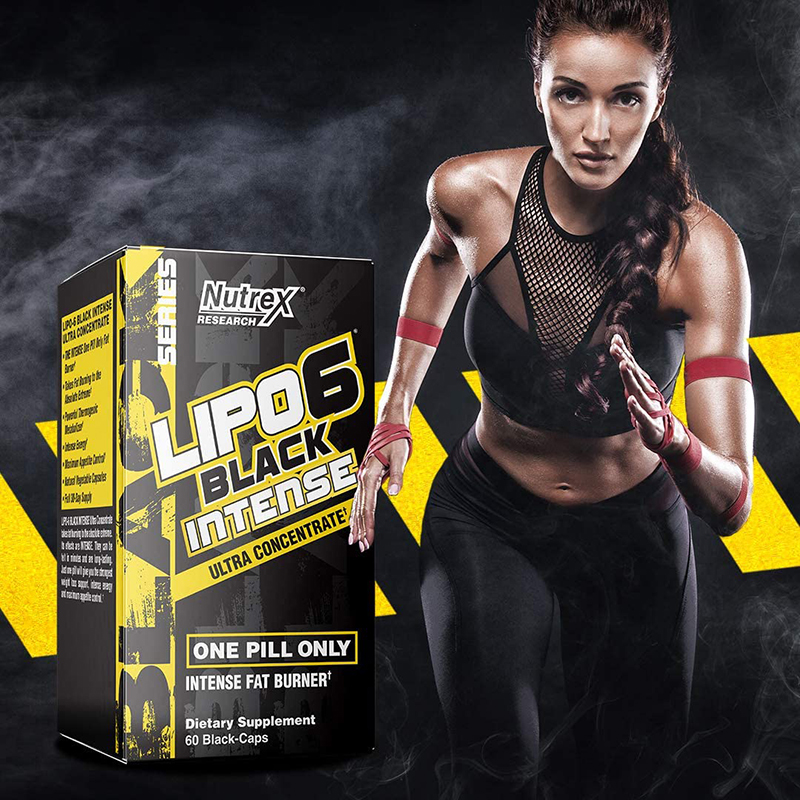 Nutrex Lipo6 black intense炽天使超浓缩金装黑瓶加强版脂肪燃烧