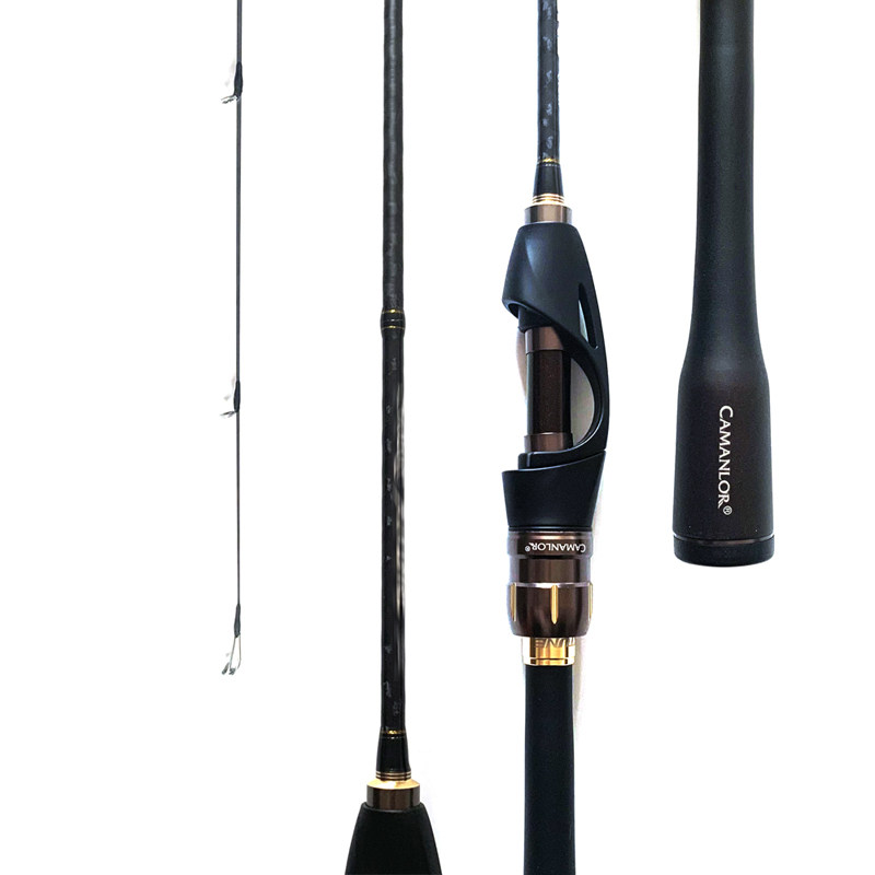 卡曼龙高碳微物杆弹射马口竿路亚杆软调直柄根钓竿两节龙凤尾碳把