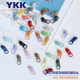 3号ykk尼龙码 装 拉链36色彩色拉头单个选