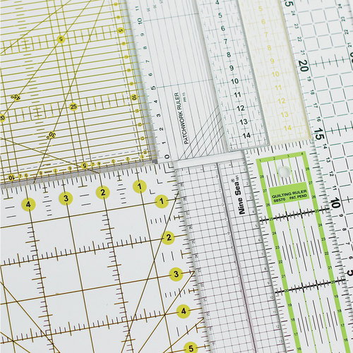 【可可家の工具】大方尺/拼布尺/定规/缝份尺/配合轮刀使用切割尺
