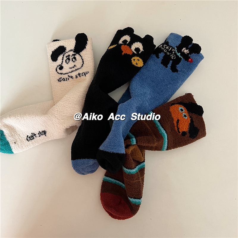 02韩系中筒袜冬季保暖童袜