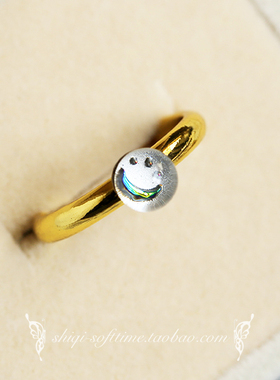 {shiqi-softtime}日玻璃戒指