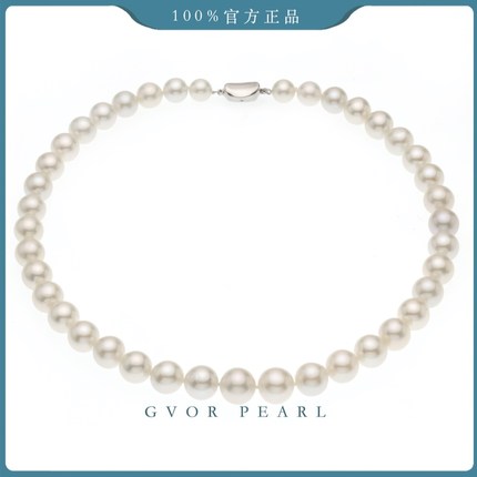 真品 大颗粒白细胞奶奶同款 丨9-11MM  淡水白珍珠项链  A1769