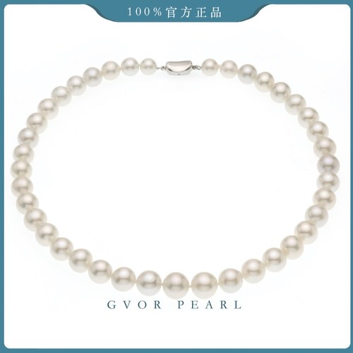真品 大颗粒白细胞奶奶同款 丨9-11MM  淡水白珍珠项链  A1769