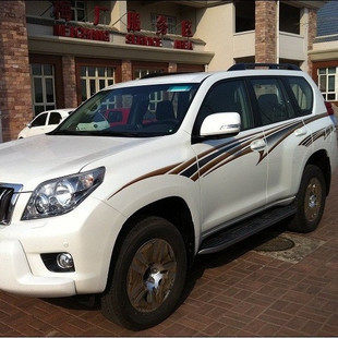 10－12普拉多彩条 中东版 车身彩贴 丰田霸道原装3M车身彩条 贴纸