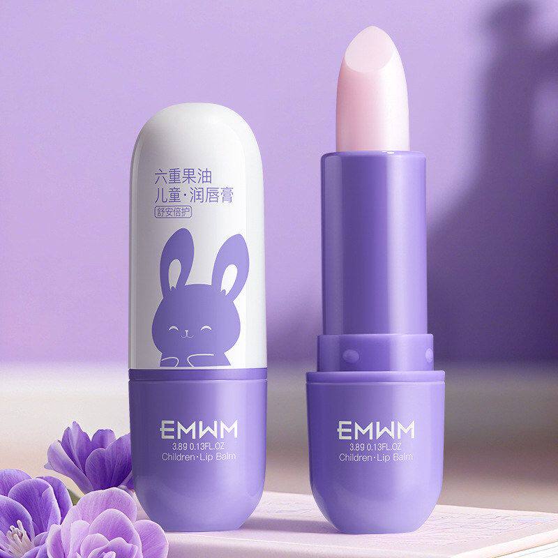 EMWM儿童润唇膏六重果油滋润