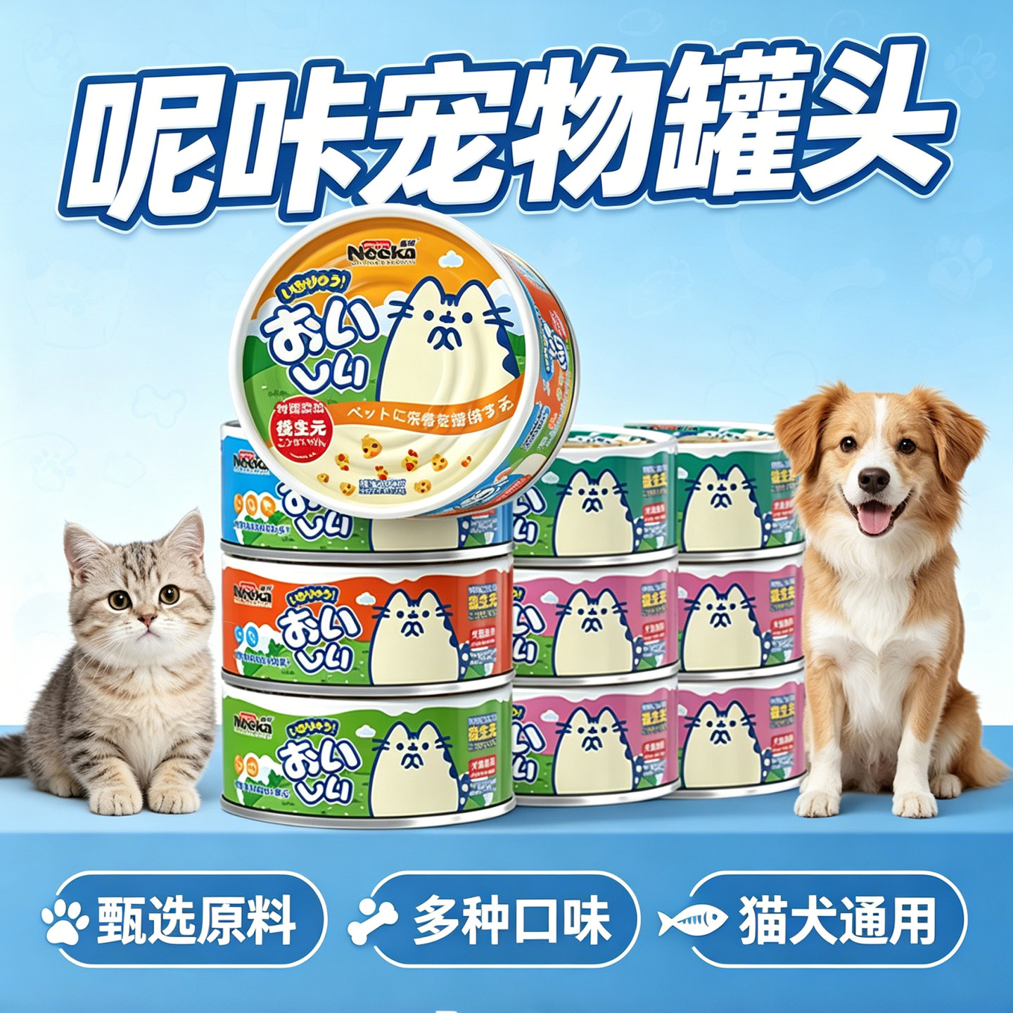 呢咔宠物罐头成幼猫犬通用零食图片