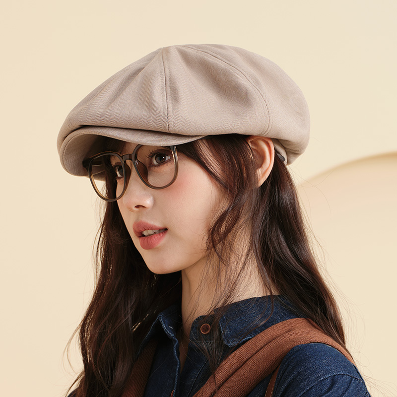 CACUSS女秋冬贝雷帽时尚前进帽