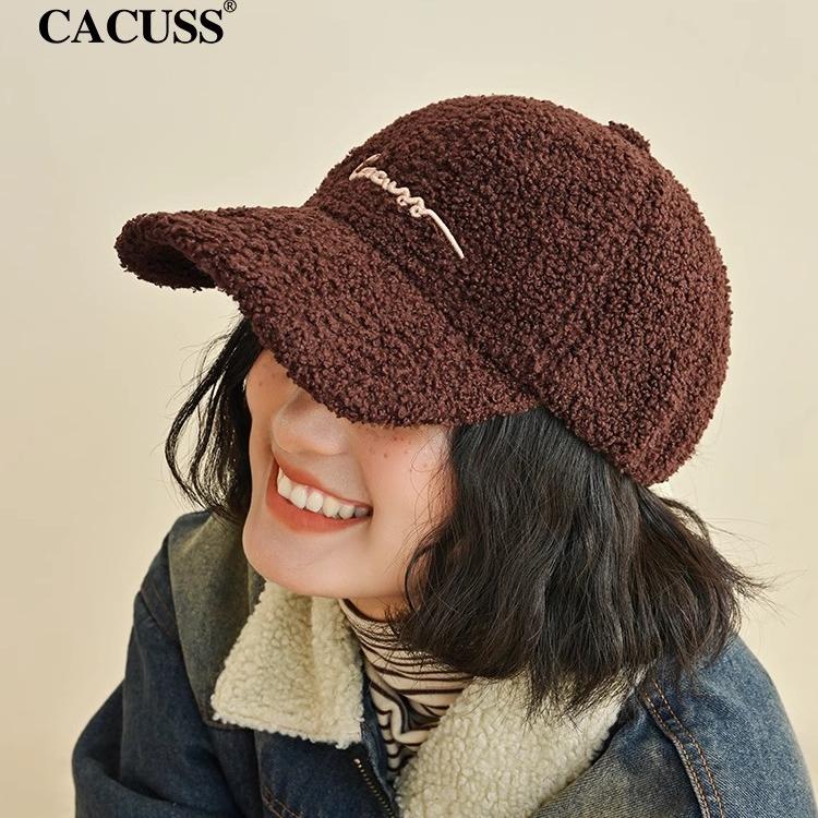Cacuss秋冬帽子女棒球帽美拉德