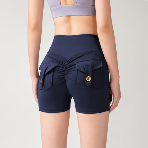 工装短裤蜜桃臀健身裤