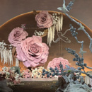 纸玩家婚礼布置道具摄影橱窗美陈大型手工艺制作仿真玫瑰运用现场