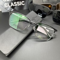 KANGAROO袋鼠纯钛磁眼镜框套镜全框商务近视墨镜眼镜架KP323-3104