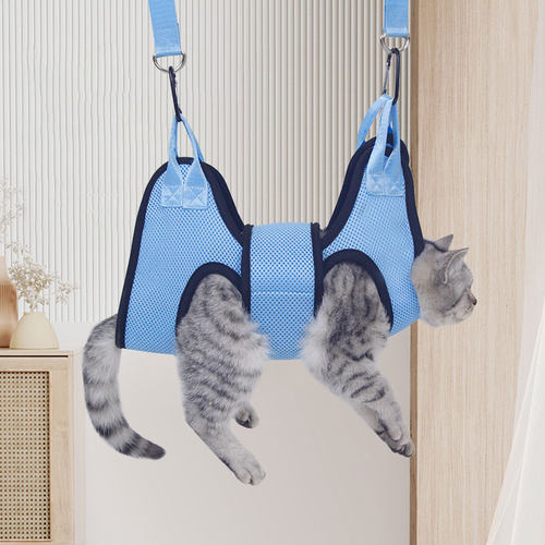 洗猫袋猫咪洗澡神器宠物固定宠物美容护理吊床狗狗美容背包悬挂式