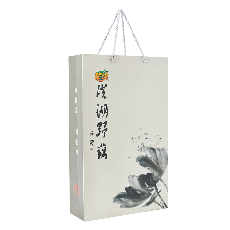 洪湖特产野藕楚洪礼盒包装