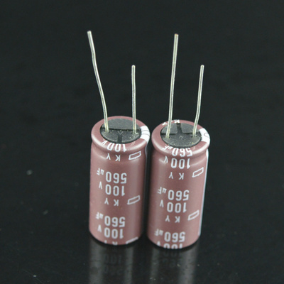 100v560uf 100v黑金刚KY高频低阻滤波固定铝电解电容器105度18*35