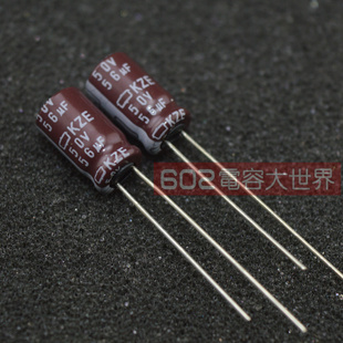 50V56UF通用滤波黑金刚滤波铝电解电容器KZE高频低阻抗105度6