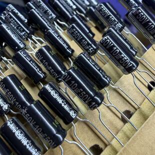 原装直流滤波音频松下NHG发烧DIY铝电解电容50V10UF电子元件105度