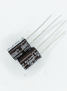 100只16v220uf台产8*11电解电容器SUSCON高频低阻主板滤波105度