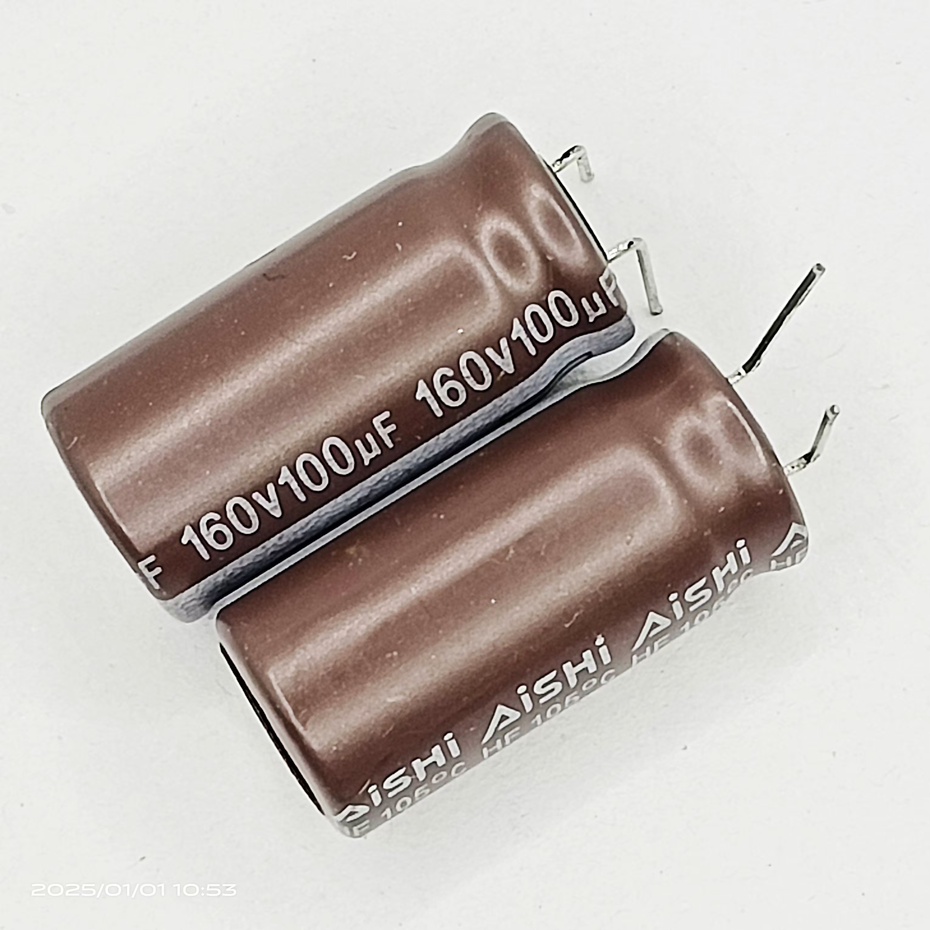 20只160V100UF艾华AISHI 电解电容 HF变频器器电源板滤波12*25